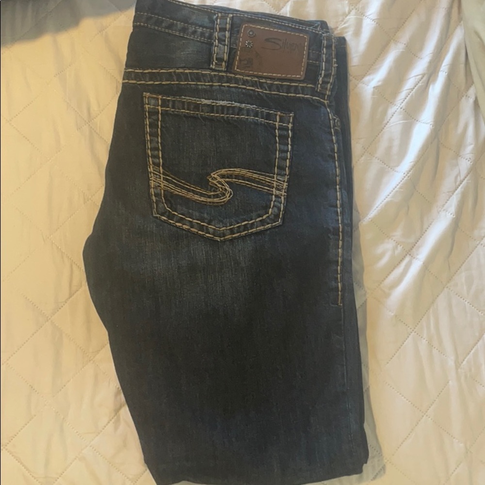 Men’s Silver Jeans
